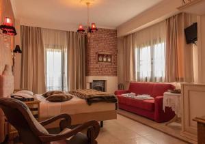 Posezení v ubytování Nikelli