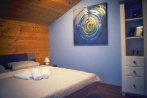 Posteľ alebo postele v izbe v ubytovaní Ferienwohnung Alpbachtal