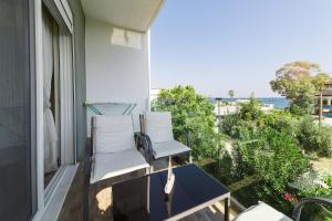 A balcony or terrace at Anelia Boutique Studios & Apartments