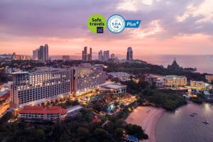 an aerial view of the disney magic hotel at The Zign Hotel in Pattaya North
