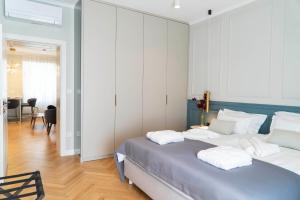 Postel nebo postele na pokoji v ubytování Villa Central