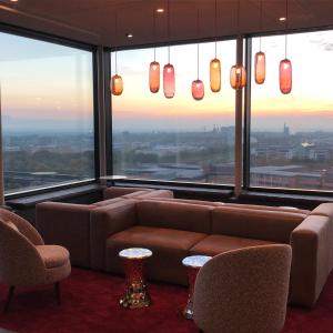 Posezení v ubytování Motel L Lund