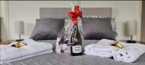Ein Bett oder Betten in einem Zimmer der Unterkunft Cable Island Bed and Breakfast