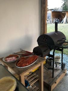 Gril pre hostí v dovolenkovom dome