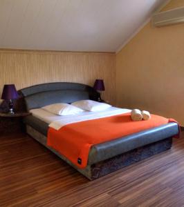 Postel nebo postele na pokoji v ubytování Pensiunea Doria