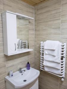 Ένα μπάνιο στο X-drive Apartments