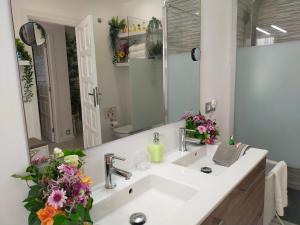 A bathroom at Plaza San Marcos CASCO HISTORICO