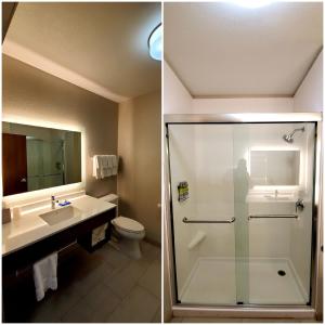 Bathroom sa Holiday Inn Express - Wells-Ogunquit-Kennebunk, an IHG Hotel