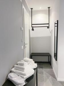Ett badrum på IL RICCIO Rooms