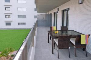 Balkón alebo terasa v ubytovaní Apartamentos Norte 14