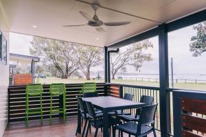Balkón nebo terasa v ubytování Woolgoolga Beach Holiday Park