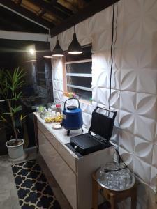 Köök või kööginurk majutusasutuses Aeropouso Pousada Executiva
