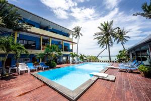 Bazén v ubytování Carabao Diving Koh Tao nebo v jeho okolí