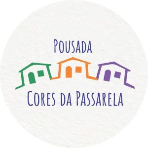 a logo for the pueblooces da pasadena at Pousada Cores da Passarela - Sob nova direção in Porto Seguro