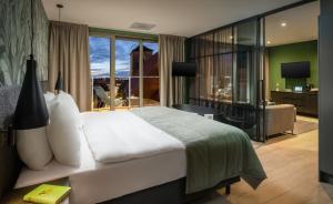 Postel nebo postele na pokoji v ubytování Van der Valk Hotel Hildesheim + 37 fotografií