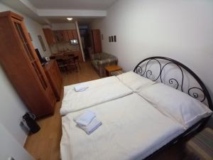 Postel nebo postele na pokoji v ubytování Studio apartman Tatran A-29