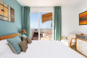 Posteľ alebo postele v izbe v ubytovaní Penthouse Palm Mar