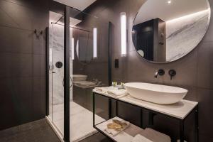 Salle de bains dans l'établissement IBIZA ROOMs