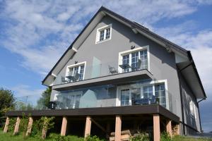 an image of a house with glass at Przystanek Natura in Wola Gardzienicka