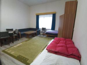 Postel nebo postele na pokoji v ubytování LINDENHOF WALDHEIM