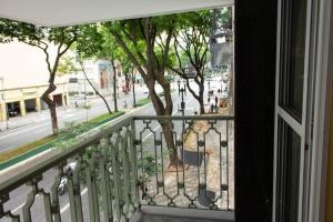 Balkón nebo terasa v ubytování 360 Av Ipiranga