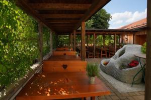 Zahrada ubytování Landgasthof Hubertus - Braugasthof und Wellnesshotel im Allgäu