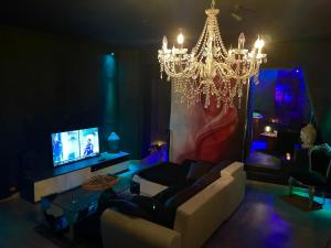TV a/nebo společenská místnost v ubytování loveroom21