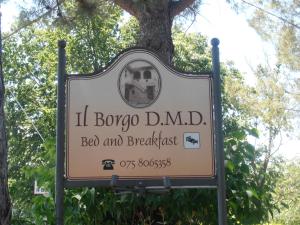 Certifikát, hodnocení, plakát nebo jiný dokument vystavený v ubytování B&B Il Borgodmd
