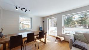 Posezení v ubytování Abitaziun Crasta 1 - Pontresina