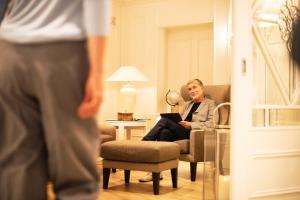 Posezení v ubytování Hotel Frisia