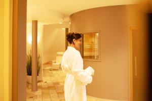 Koupelna v ubytování Hotel Frisia