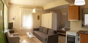 Kuchyň nebo kuchyňský kout v ubytování Brunello Seaside Apartments