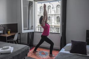 Postel nebo postele na pokoji v ubytování Traveller House