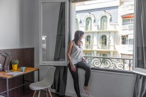 Balkón nebo terasa v ubytování Traveller House