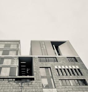 a black and white photo of a building at Dimore al Te in Mantova