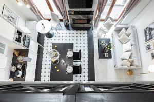Kuchyň nebo kuchyňský kout v ubytování Super-Apartamenty VIP Old Town