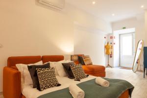 Postel nebo postele na pokoji v ubytování Lisbon Chillout Apartments