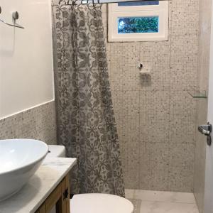 Koupelna v ubytování Quinta del Pomar