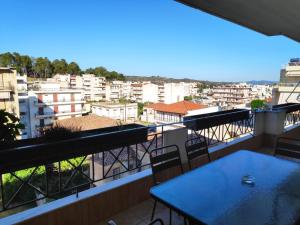 Balkón alebo terasa v ubytovaní Penthouse in center of sparta
