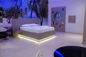 Katil atau katil-katil dalam bilik di motel exótic