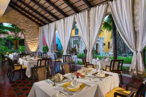 Restaurace v ubytování Hacienda Campeche