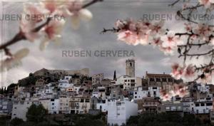 A general view of Cervera del Maestre or a view of the city taken from Az apartmant