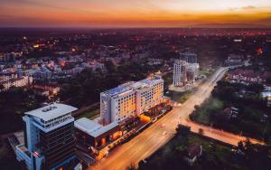 Skats uz naktsmītni Radisson Blu Hotel, Nairobi Upper Hill no putna lidojuma