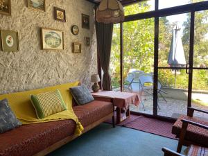 Swan Cove Beachfront的休息区