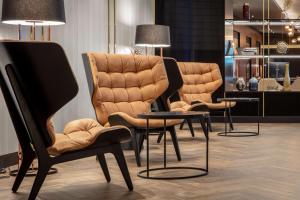 Een zitgedeelte bij Radisson Blu, Basel