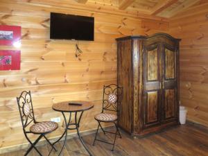 TV a/nebo společenská místnost v ubytování Chalet Aualm-1 by Interhome