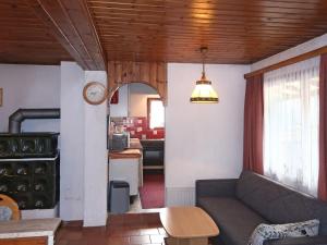 un soggiorno con divano e cucina di Apartment Anich by Interhome a Imst