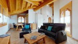 Posezení v ubytování Villa Octogon, 2 Bedrooms, ideally located in Leukerbad