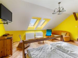 TV a/nebo společenská místnost v ubytování Apartment Horakova by Interhome