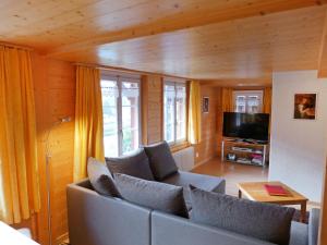 TV a/nebo společenská místnost v ubytování Chalet Hüsli by Interhome